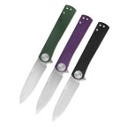 ForestHero D2 blade G10 handle camping pocket knife