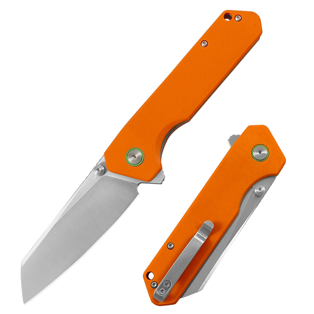 ForestHero 14C28N blade G10 handle camping pocket knife