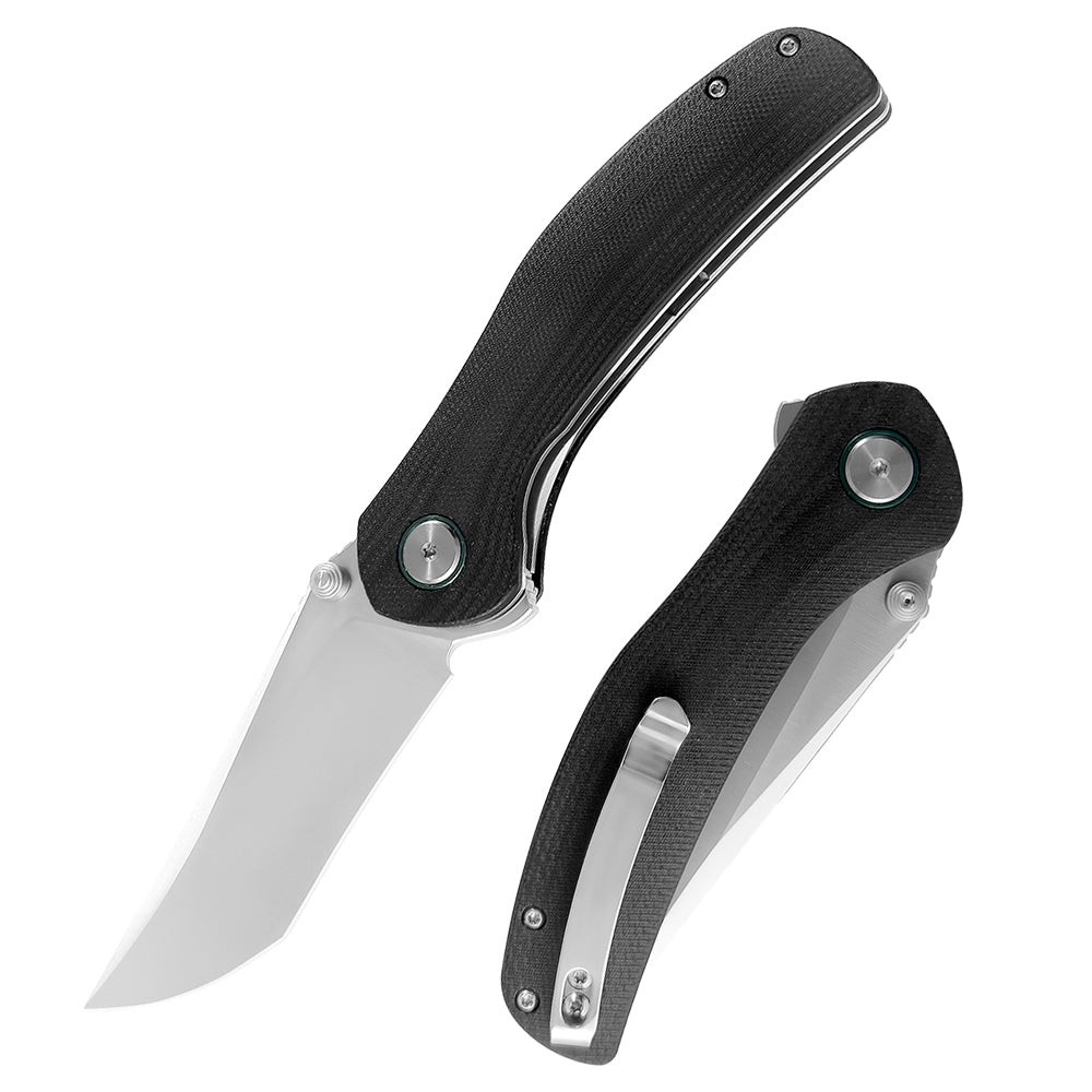 ForestHero D2 blade G10 handle camping pocket knife