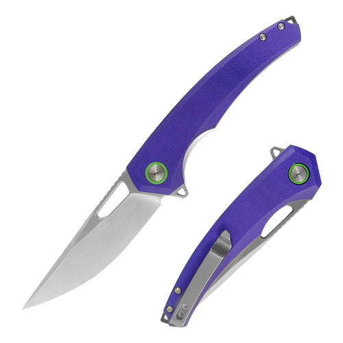 ForestHero 14C28N blade G10 handle camping pocket knife
