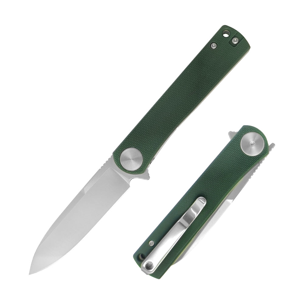 ForestHero D2 blade G10 handle camping pocket knife