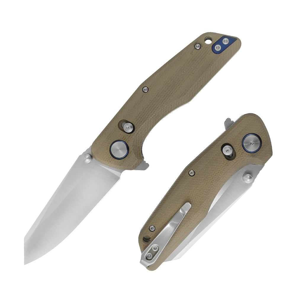 ForestHero D2 blade G10 handle camping pocket knife