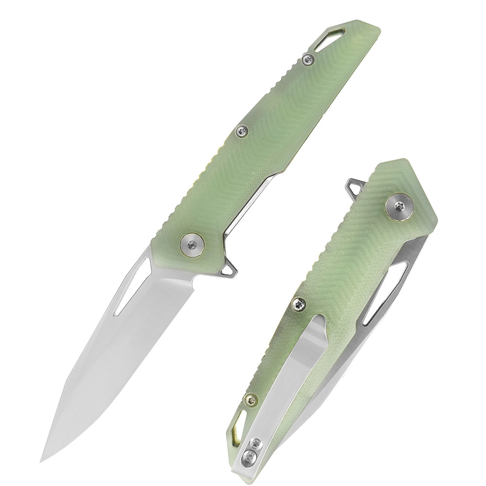 ForestHero D2 blade G10 handle camping pocket knife