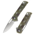 ForestHero D2 blade G10 handle camping pocket knife