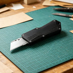 ForestHero stainless steel blade aluminum handle camping pocket utility knife