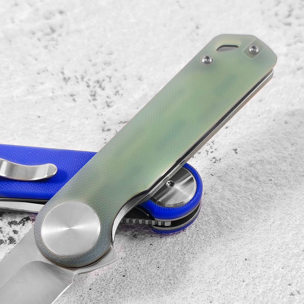 ForestHero D2 blade G10 handle camping pocket knife