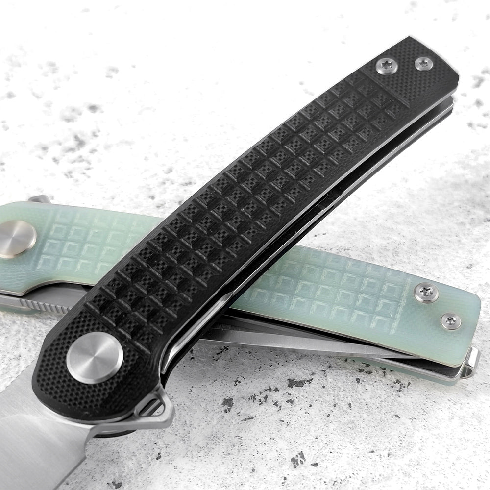 ForestHero D2 blade G10 handle camping pocket knife