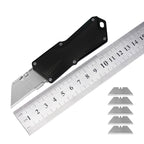 ForestHero stainless steel blade aluminum handle camping pocket utility knife