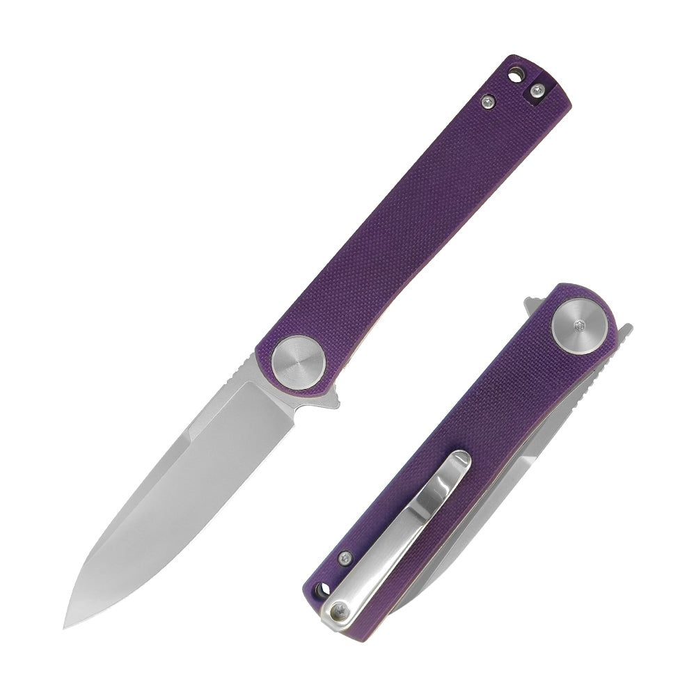 ForestHero D2 blade G10 handle camping pocket knife