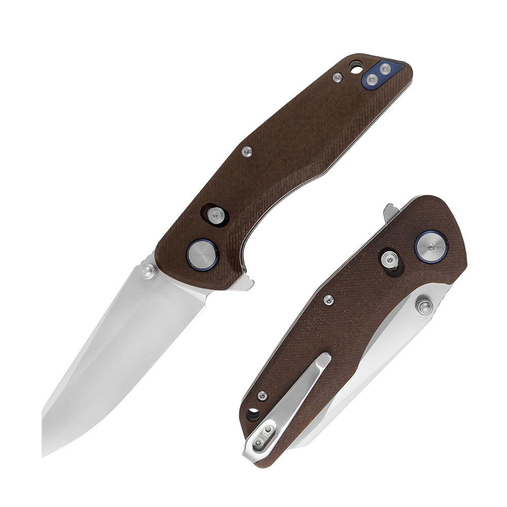 ForestHero D2 blade G10 handle camping pocket knife