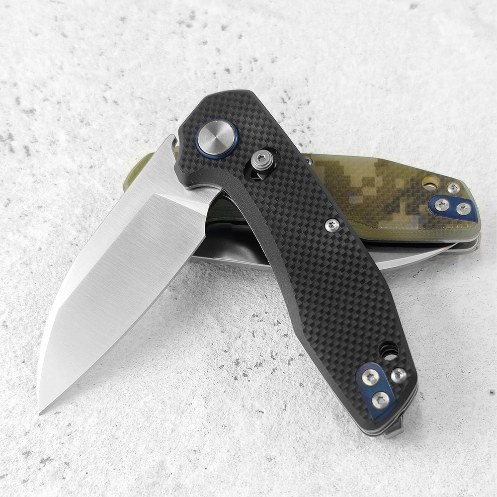 ForestHero D2 blade G10 handle camping pocket knife