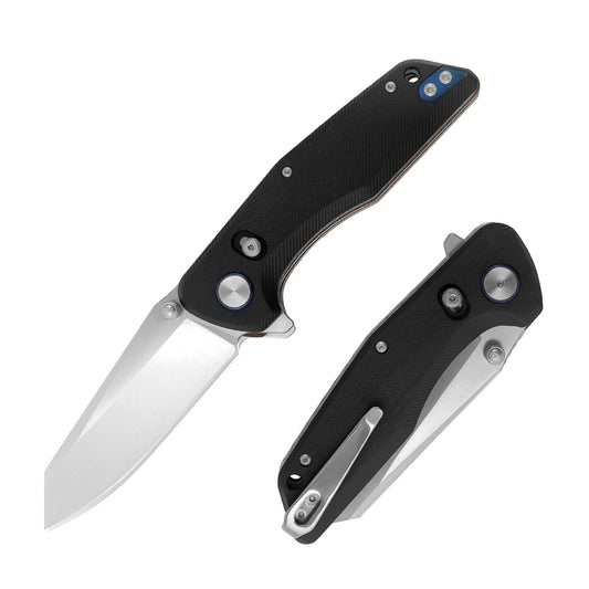 ForestHero D2 blade G10 handle camping pocket knife
