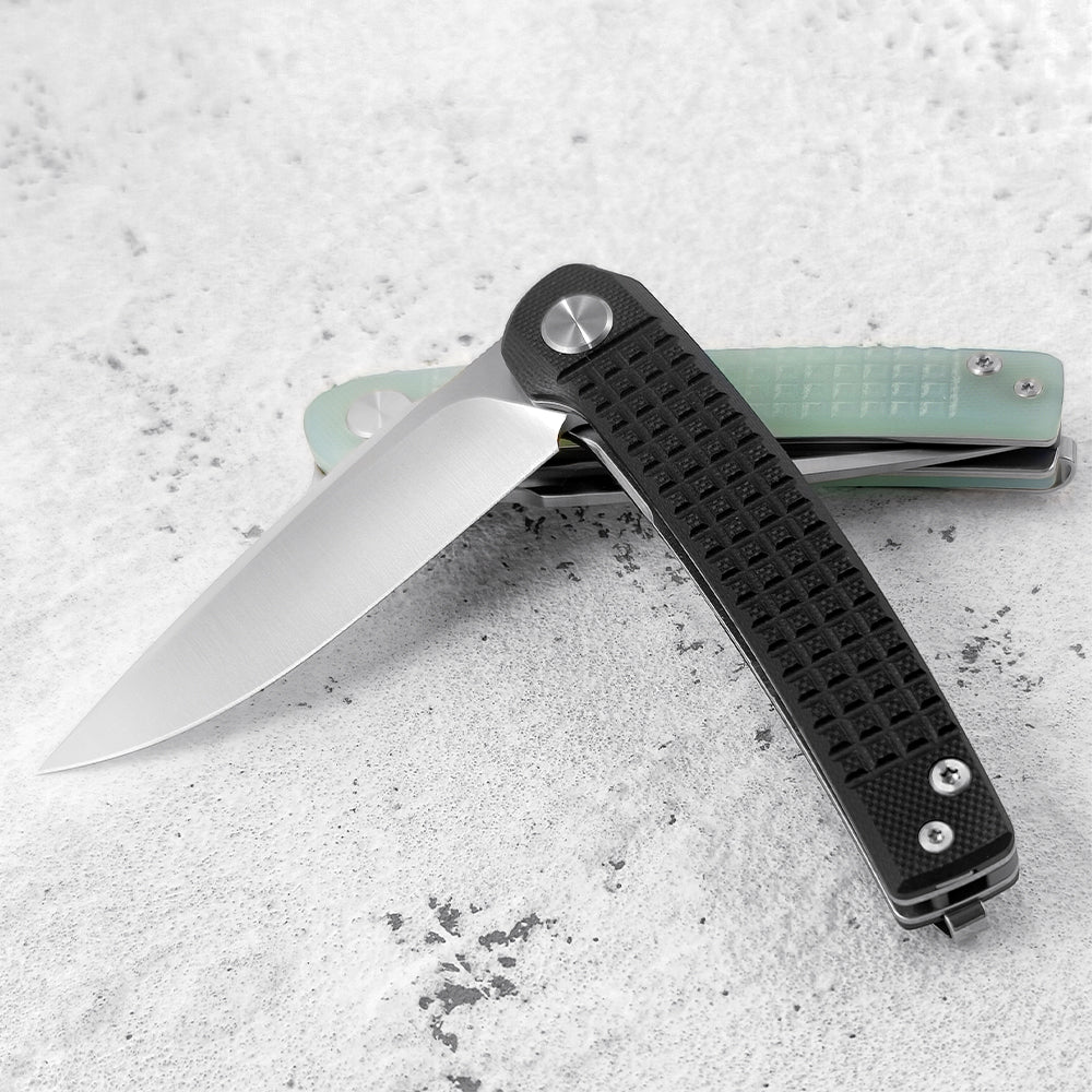 ForestHero D2 blade G10 handle camping pocket knife