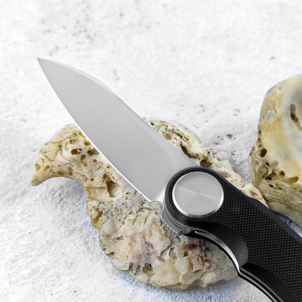 ForestHero D2 blade G10 handle camping pocket knife