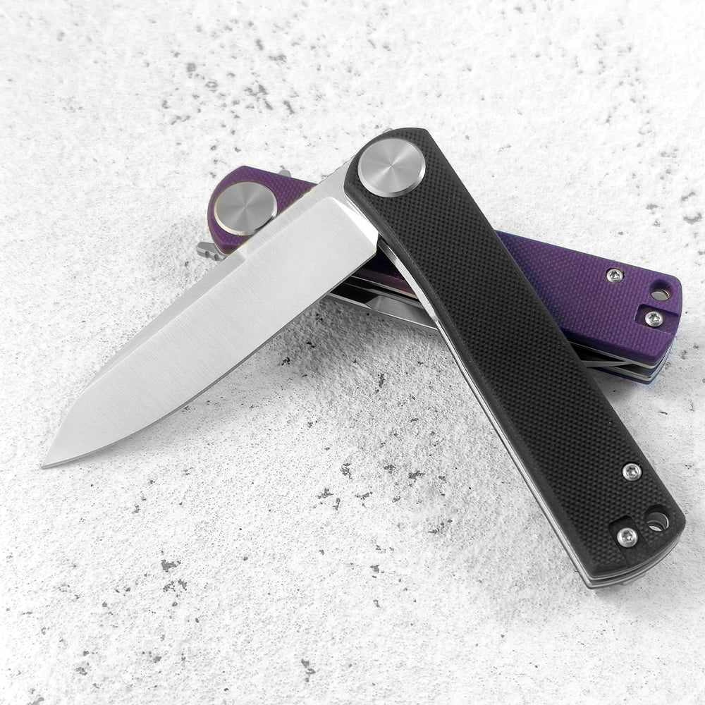 ForestHero D2 blade G10 handle camping pocket knife