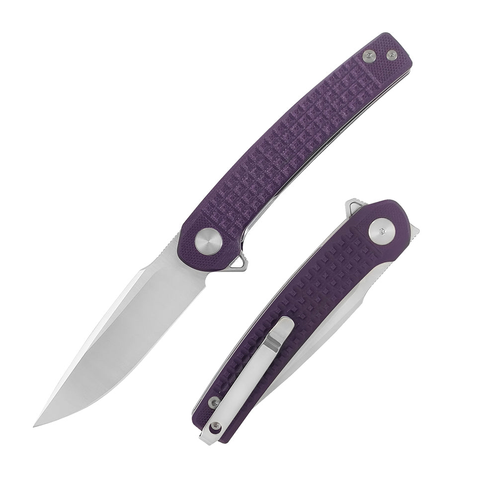 ForestHero D2 blade G10 handle camping pocket knife