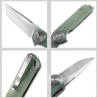 ForestHero D2 blade G10 handle camping pocket knife