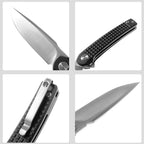 ForestHero D2 blade G10 handle camping pocket knife