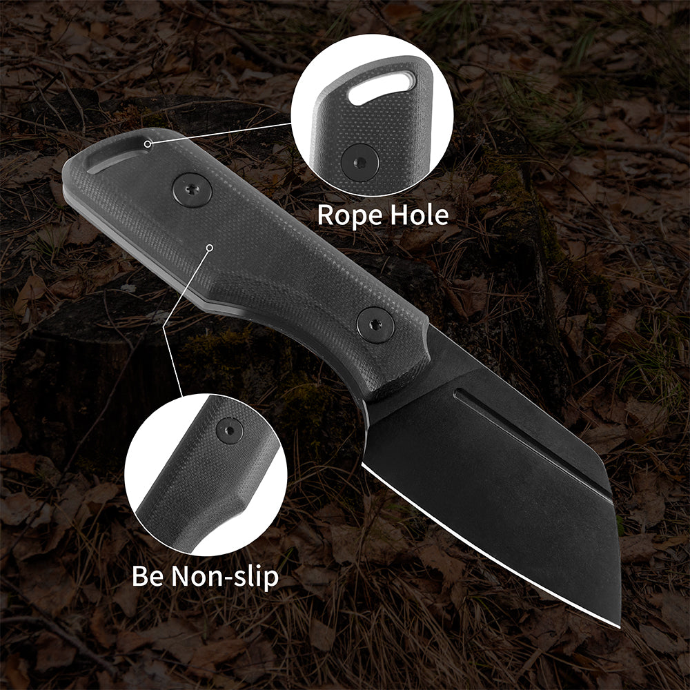 ForestHero 5cr15 blade G10 handle camping hunting knife