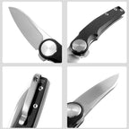 ForestHero D2 blade G10 handle camping pocket knife