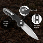 ForestHero D2 blade G10 handle camping pocket knife