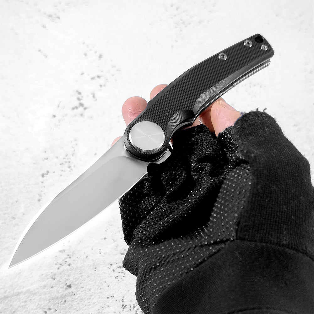 ForestHero D2 blade G10 handle camping pocket knife