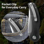 ForestHero D2 blade G10 handle camping pocket knife