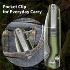ForestHero D2 blade G10 handle camping pocket knife
