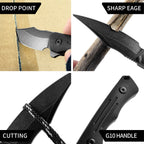 ForestHero D2 blade G10 handle camping hunting knife