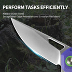 ForestHero 14C28N blade G10 handle camping pocket knife
