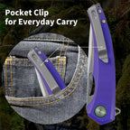 ForestHero 14C28N blade G10 handle camping pocket knife