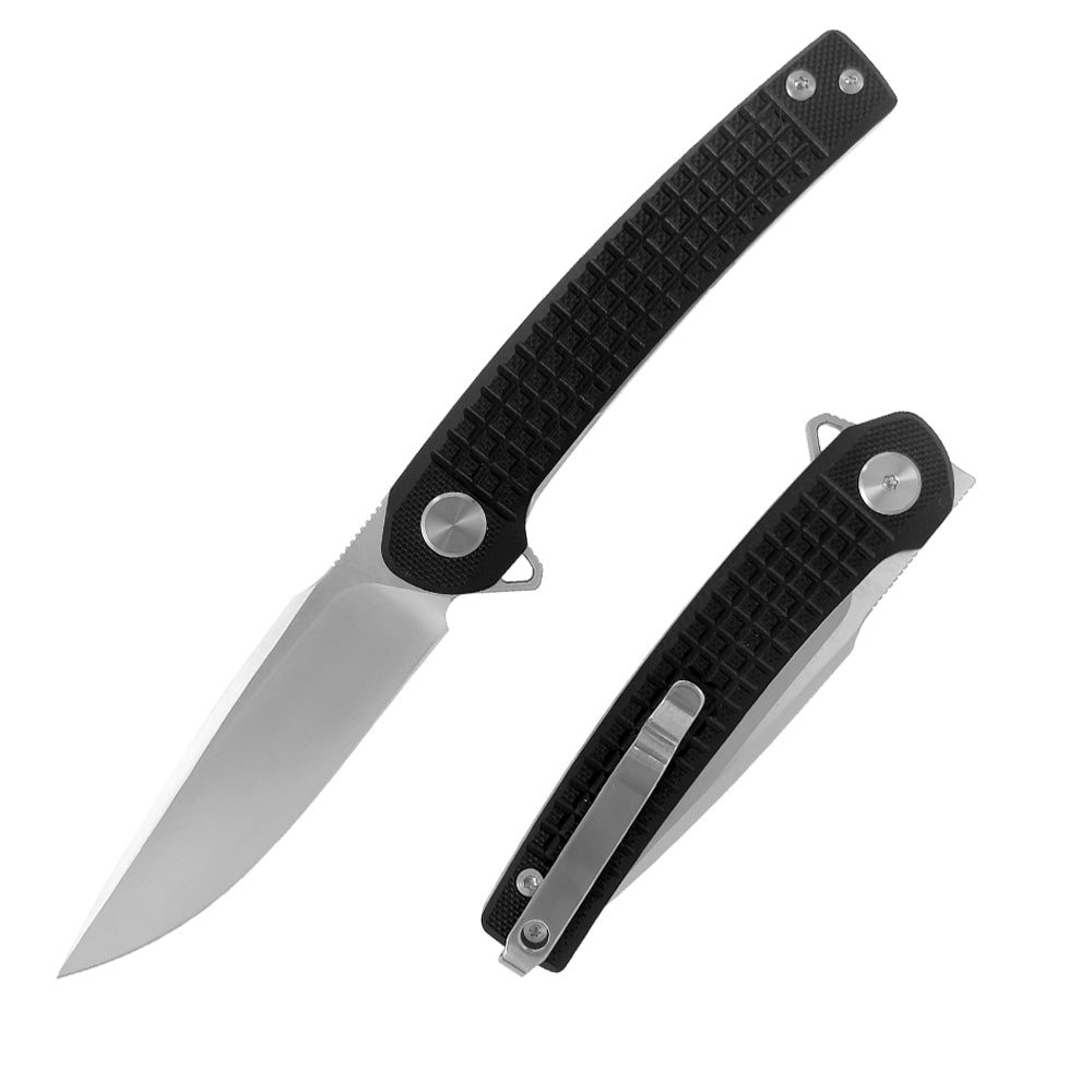 ForestHero D2 blade G10 handle camping pocket knife