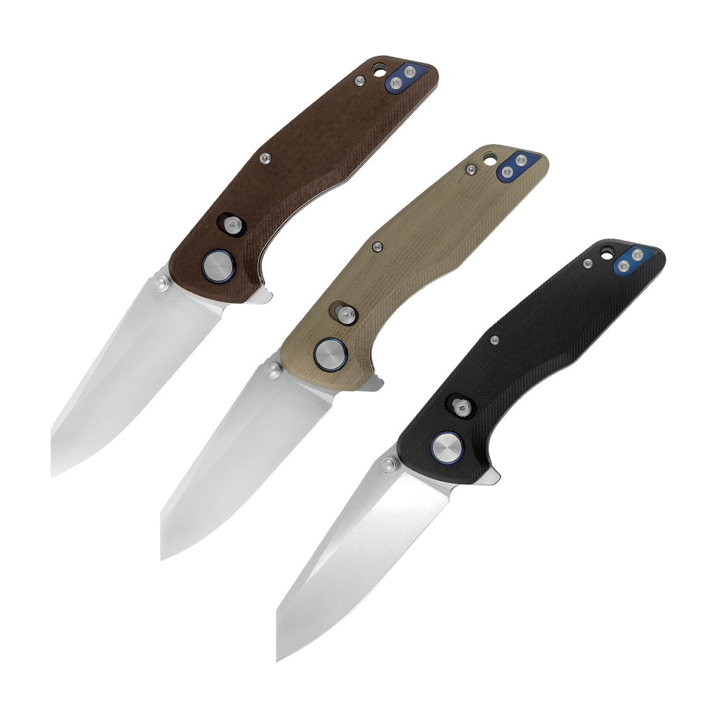 ForestHero D2 blade G10 handle camping pocket knife