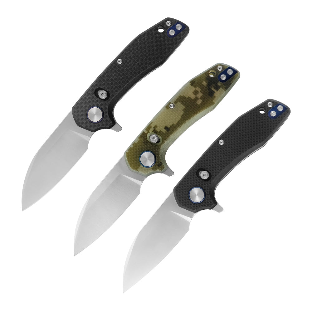 ForestHero D2 blade G10 handle camping pocket knife