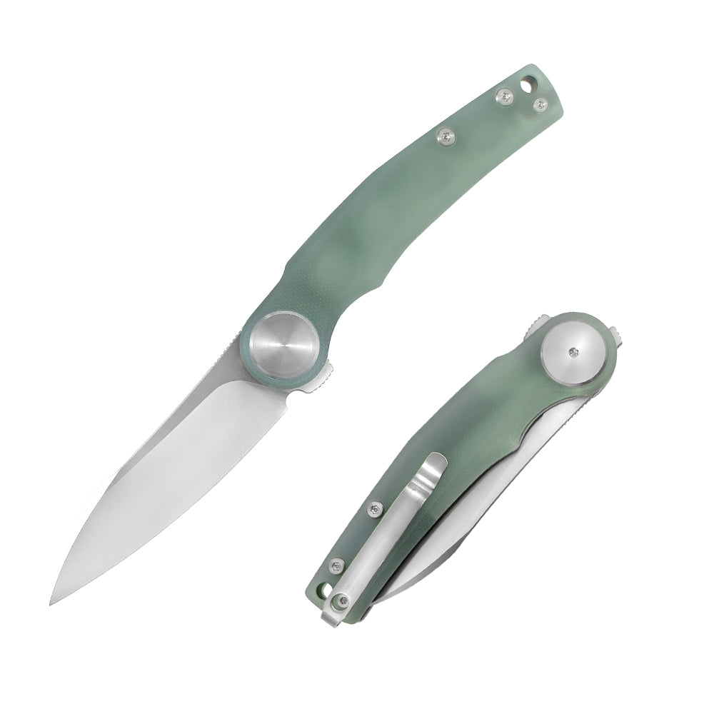 ForestHero D2 blade G10 handle camping pocket knife