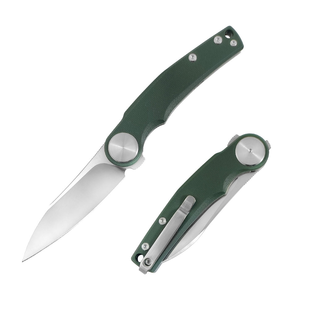 ForestHero D2 blade G10 handle camping pocket knife