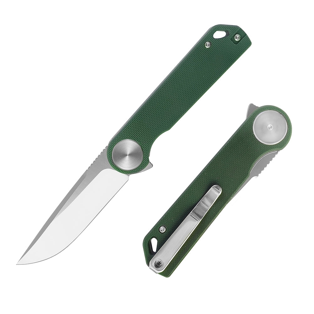 ForestHero D2 blade G10 handle camping pocket knife