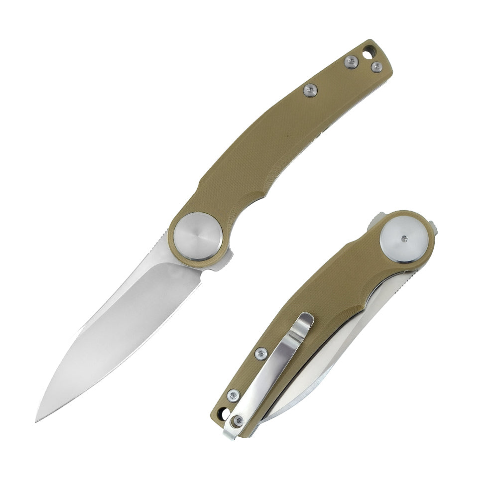 ForestHero D2 blade G10 handle camping pocket knife